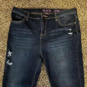 Children’s place capri jean shorts
